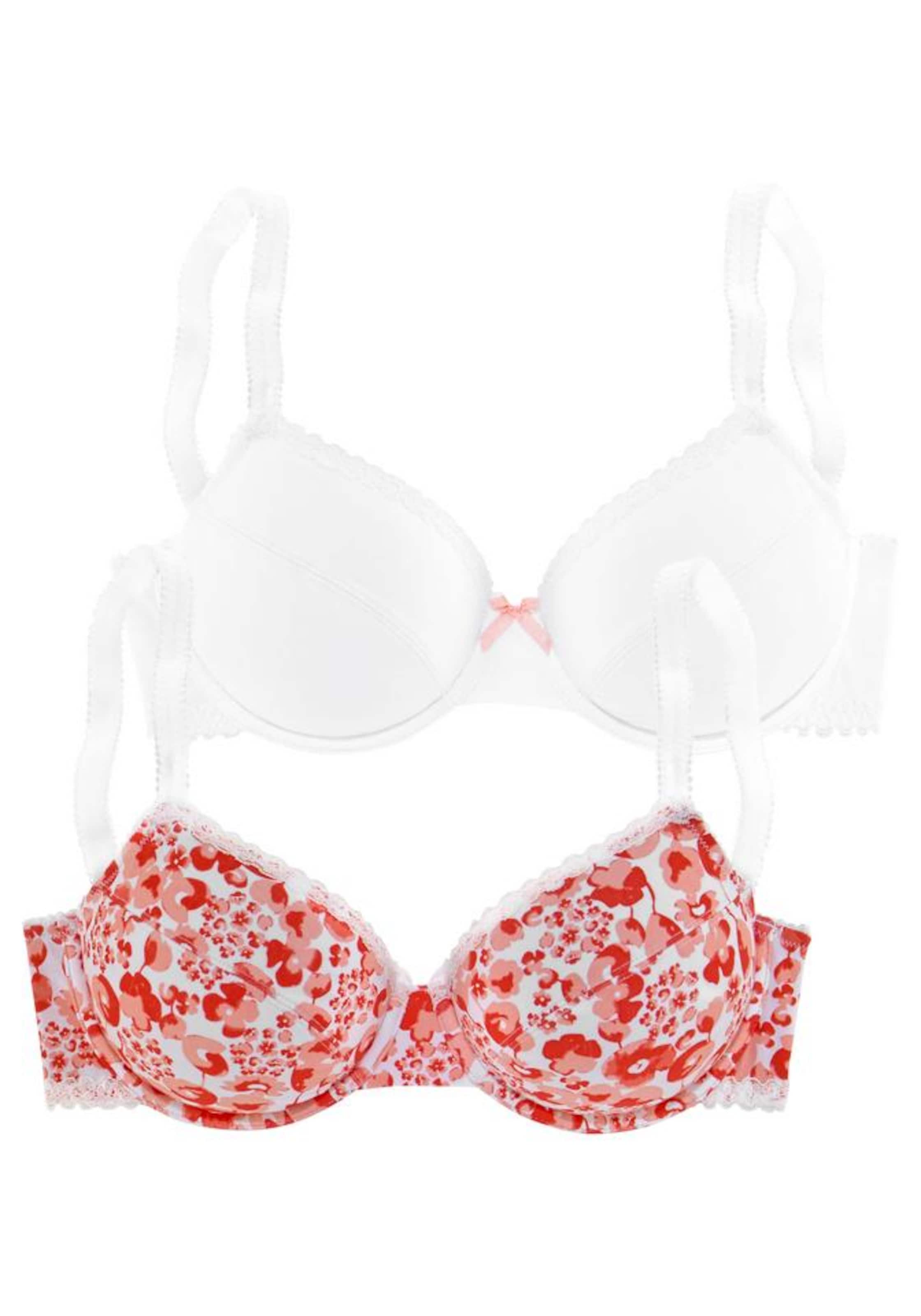 PETITE FLEUR T-shirt сутиен Сутиен в червено