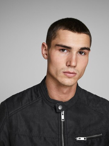 JACK & JONES Klasický střih Přechodná bunda – černá