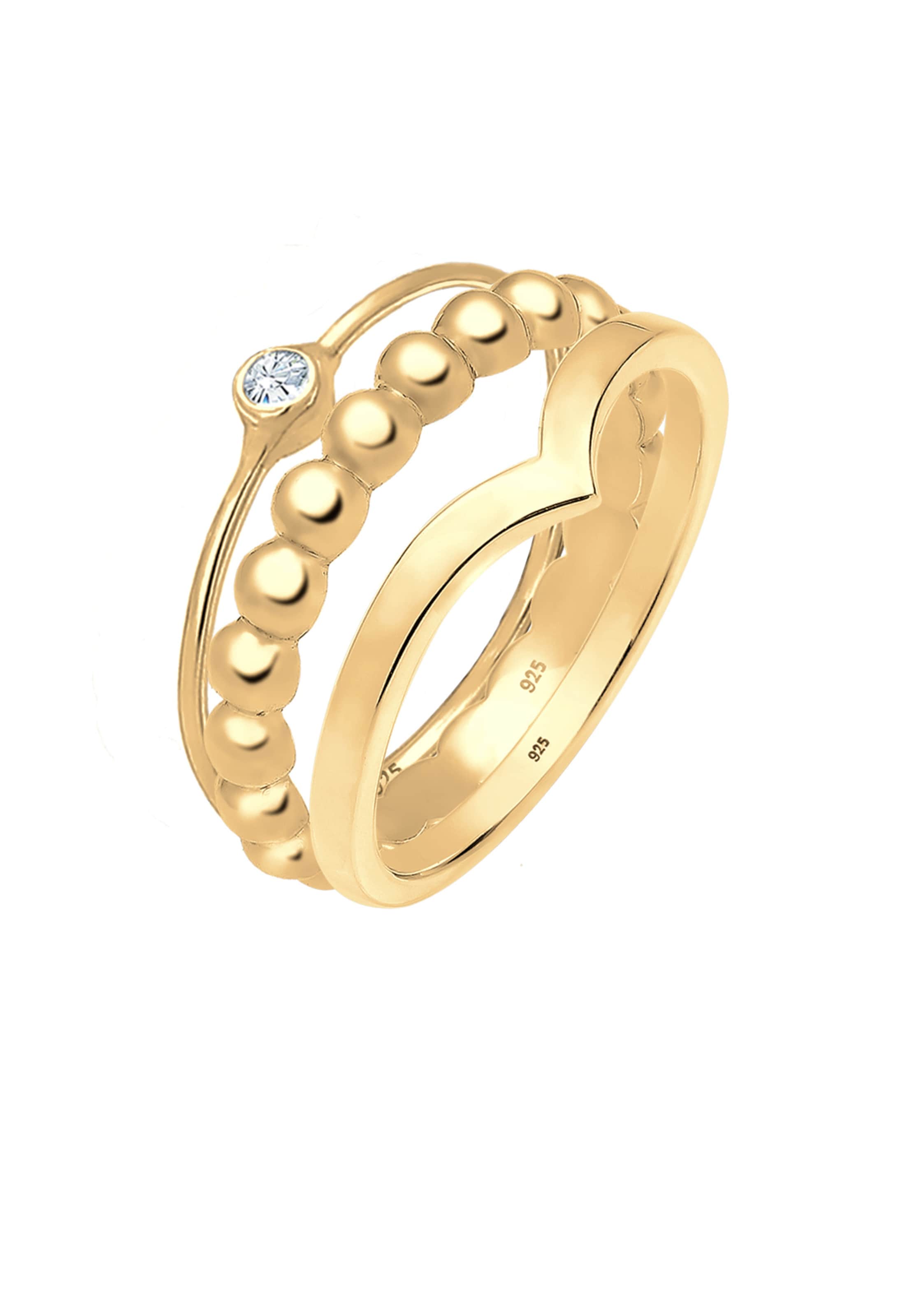ELLI Ring in Gold: Vorderseite