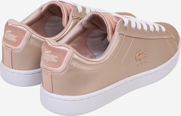 LACOSTE Sneakers laag 'Carnaby Evo' in Roze: terug