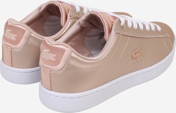 Baskets basses 'Carnaby Evo' LACOSTE en rose : derrière