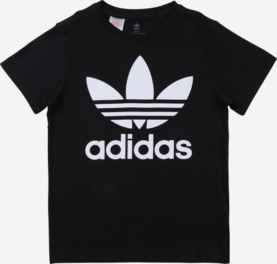 Tricou 'Trefoil' ADIDAS ORIGINALS pe negru / alb, Vizualizare produs