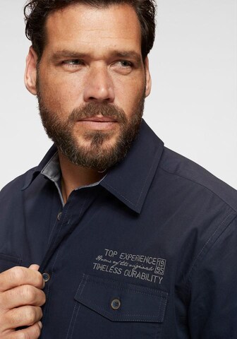 Man's World Comfort fit Button Up Shirt in Blue