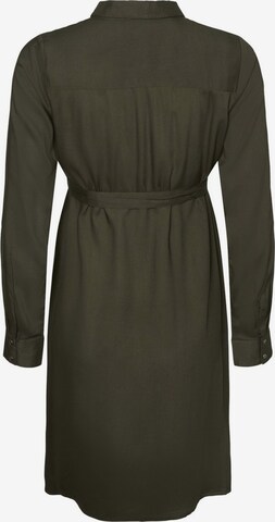 MAMALICIOUS Shirt Dress 'MERCY' in Green