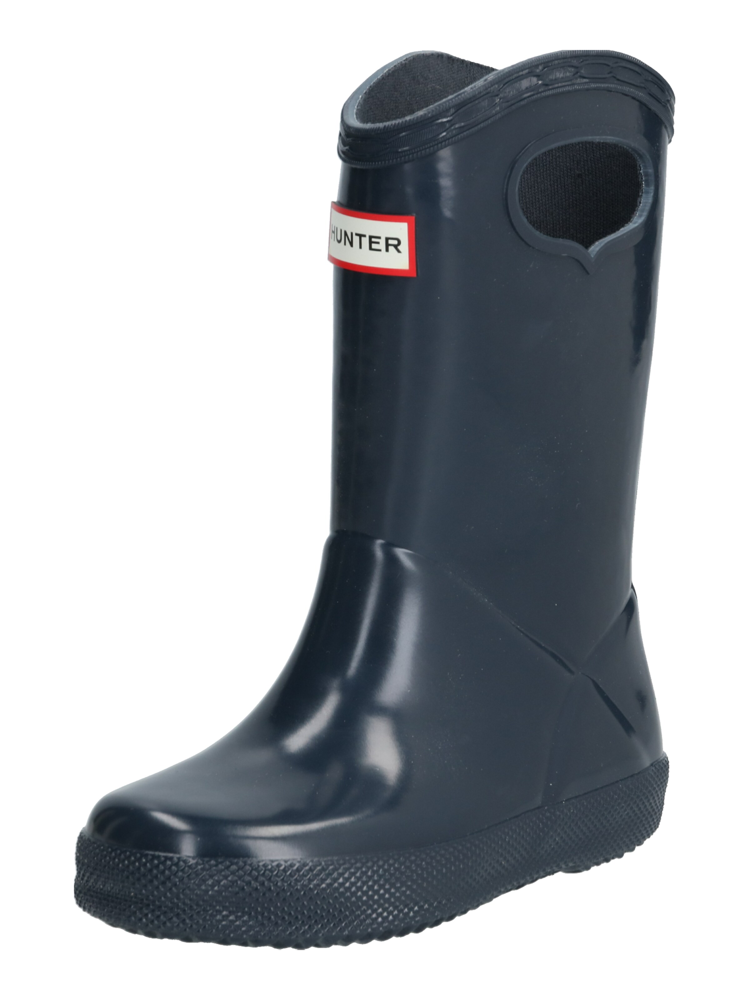 HUNTER - Regenlaarzen 'K FIRST CLASSIC PULL-ON GLOSS' in de kleur Navy