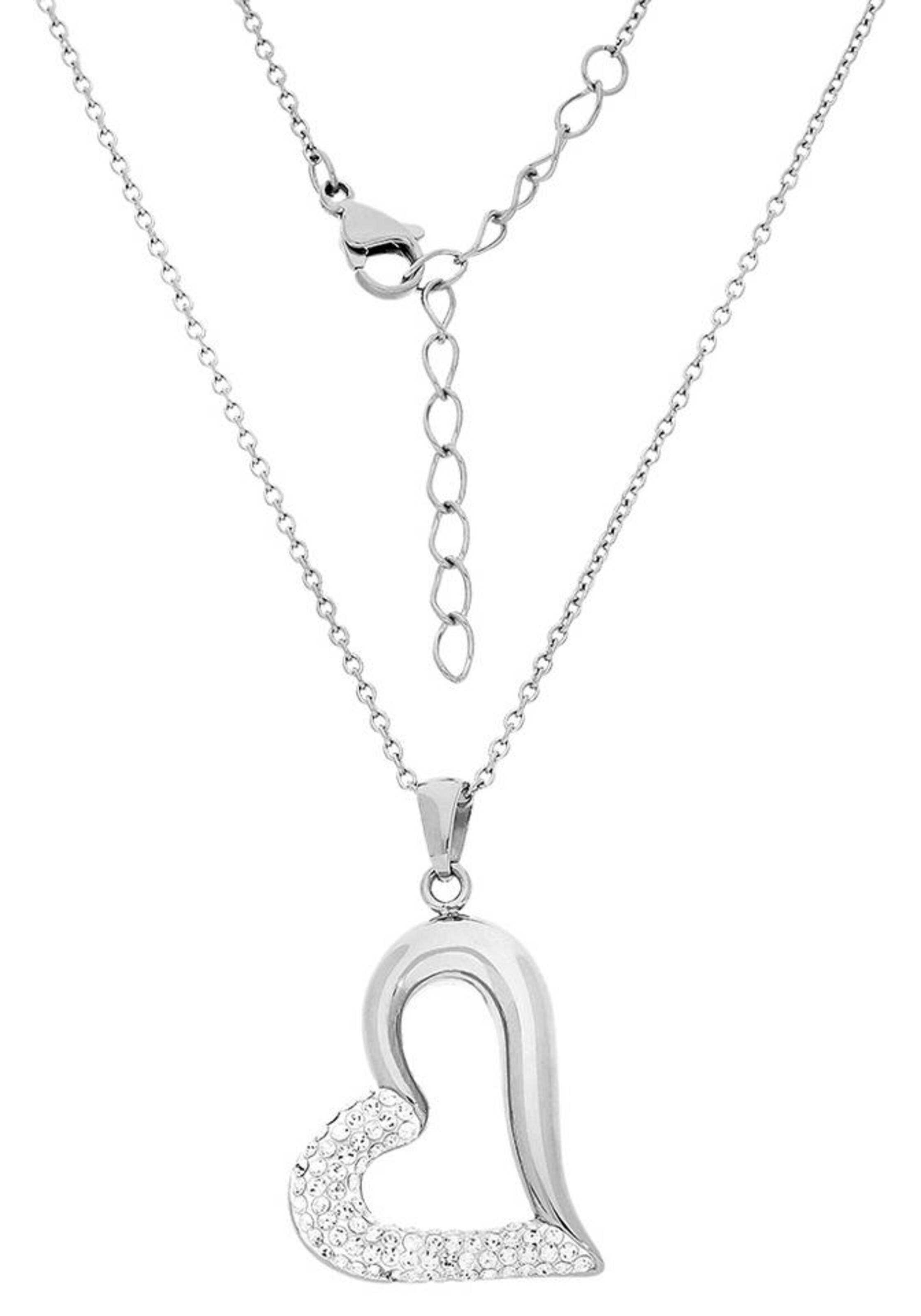 FIRETTI Herzkette in Grau