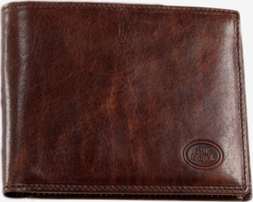 The Bridge Wallet in Brown: front