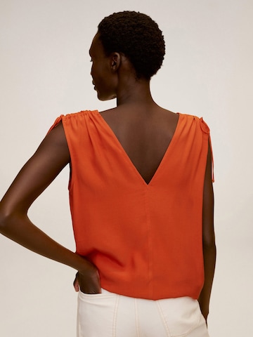 MANGO Top 'Klement' in Orange