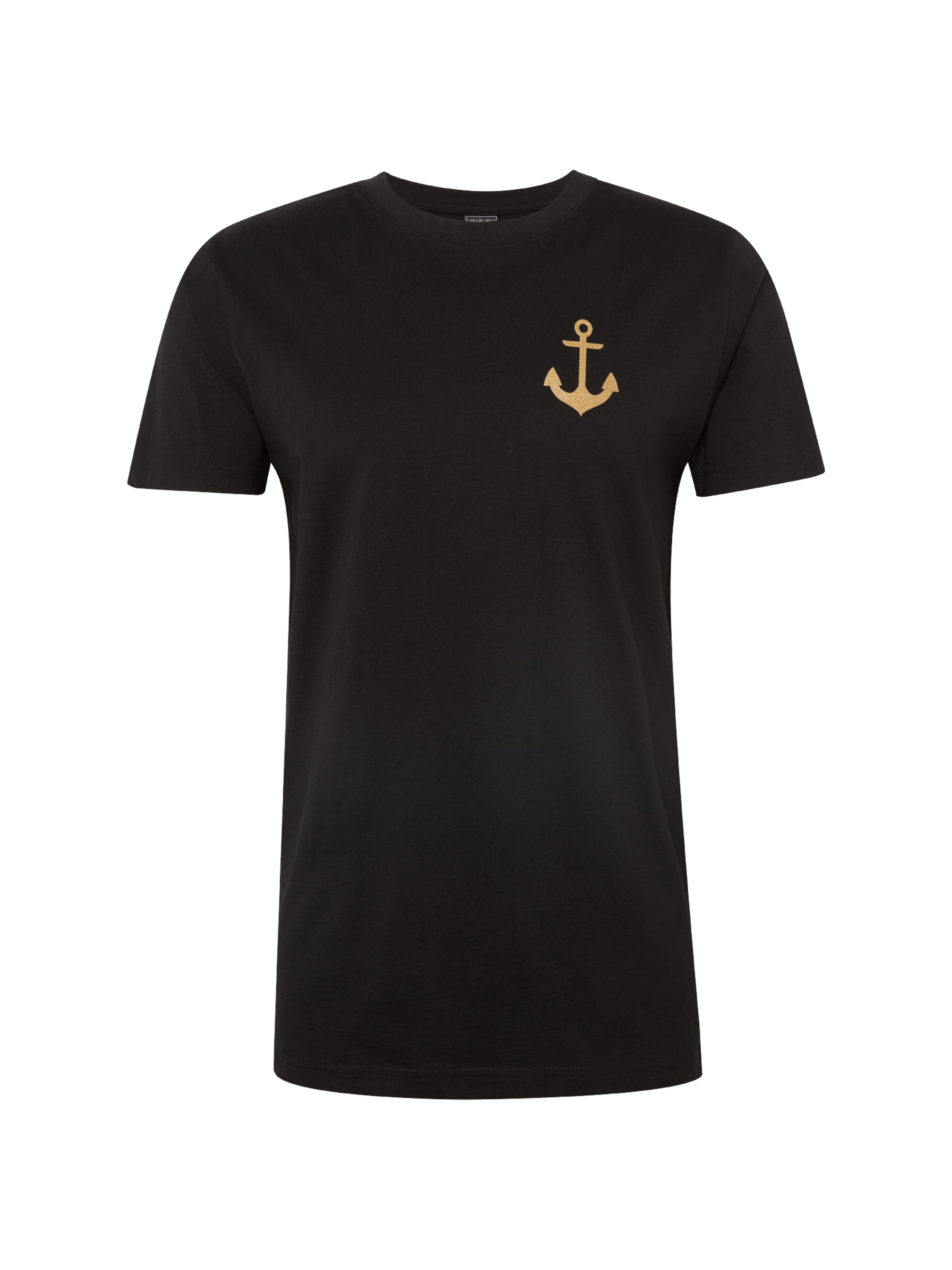 MT Men T-Shirt 'Captain' in Schwarz: Vorderseite
