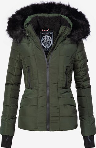 NAVAHOO Winter Jacket 'Adele' in Green: front