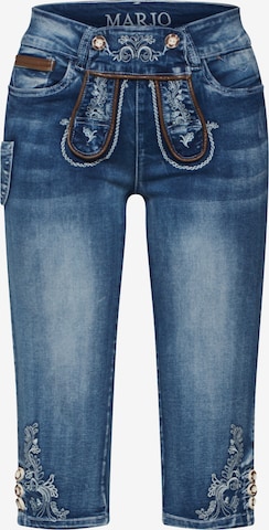 MARJO Slimfit Jeans 'Franziska' in Blauw: voorkant