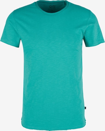 T-Shirt QS en vert : devant