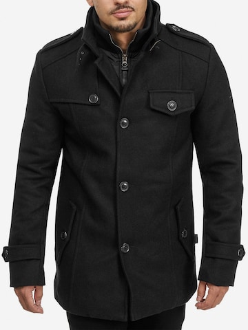 INDICODE JEANS Between-Season Jacket 'Brandon' in Black