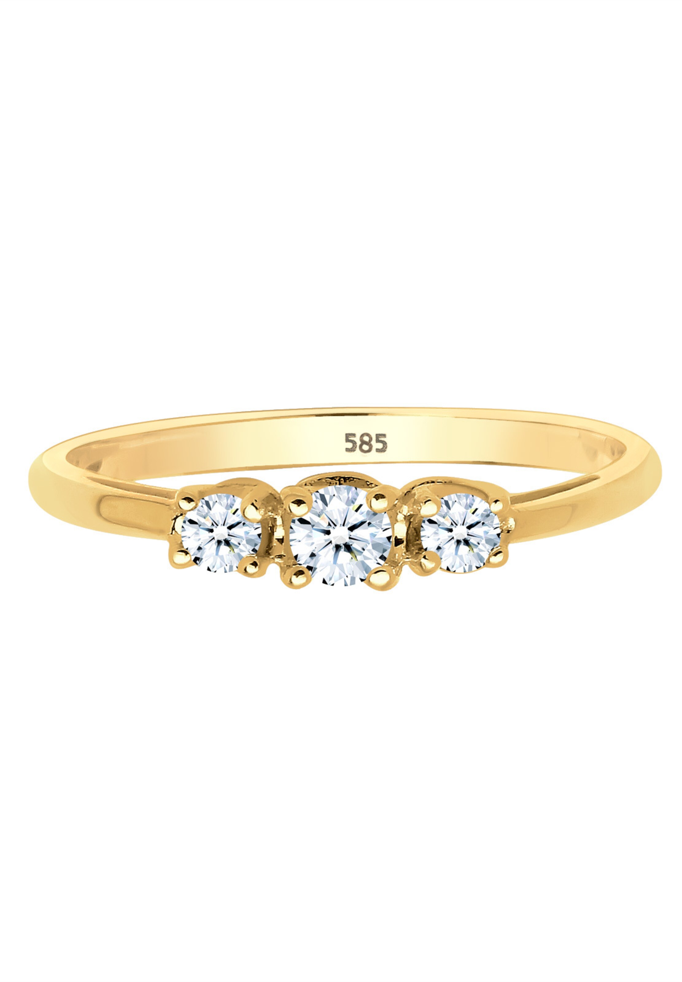 Elli DIAMONDS Ring 'Elegant' in Gold