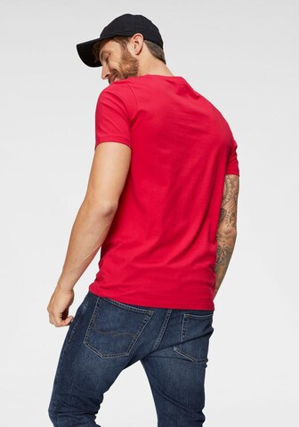 JACK & JONES Shirt 'KOMPO TEE' in Red