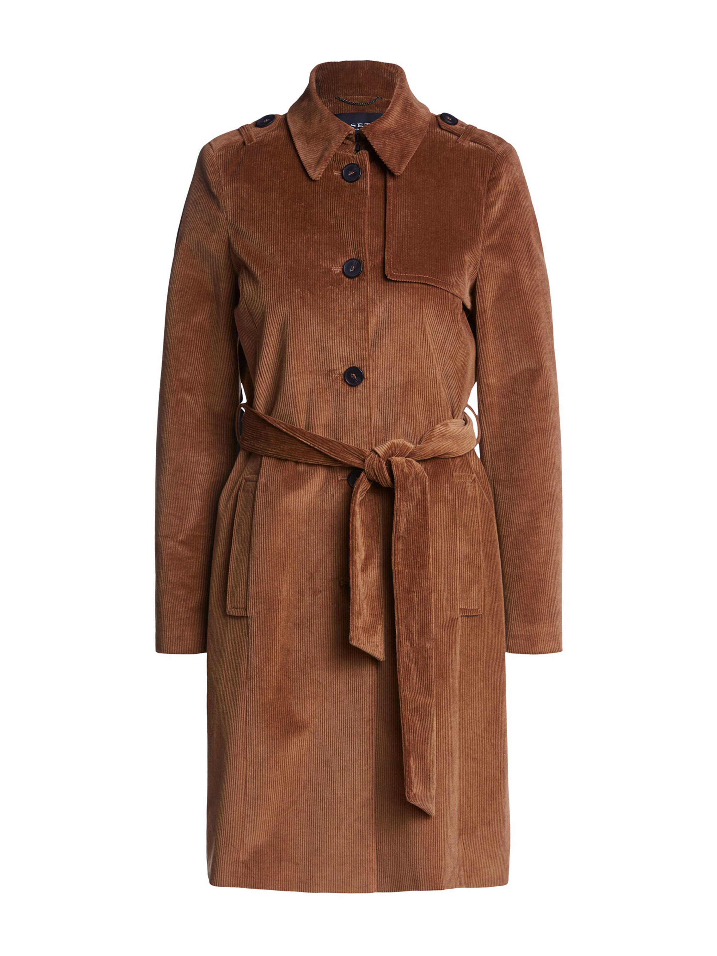 SET - Mantel in braun