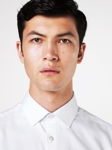 SELECTED HOMME Slim fit Button Up Shirt 'Mark' in White
