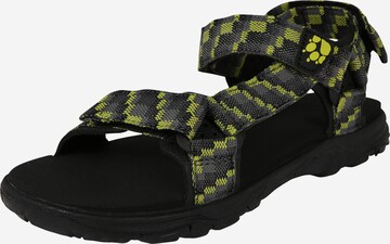 Sandale 'Seven Seas' de la JACK WOLFSKIN pe verde: față