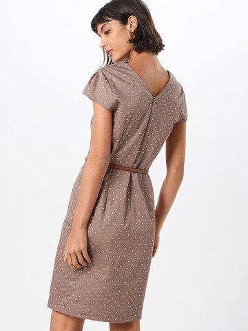 COMMA Dress in Brown: back