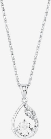 AMOR Necklace 'Tropfen' in Silver: front