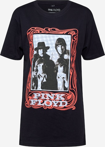 Merchcode Shirt 'Pink Floyd' in Zwart: voorkant