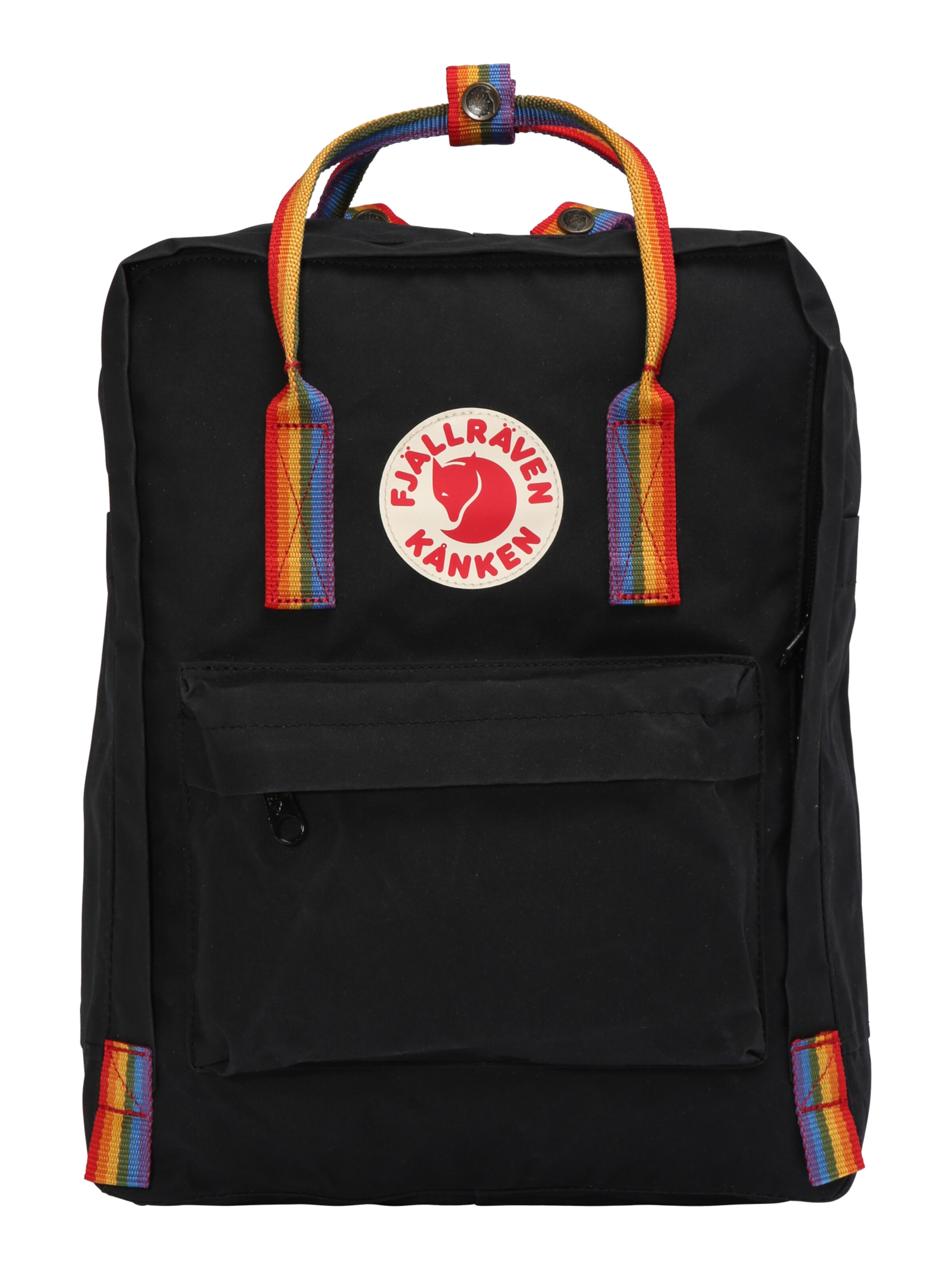 Fjällräven Rucksack 'Känken Rainbow' in Schwarz: Vorderseite