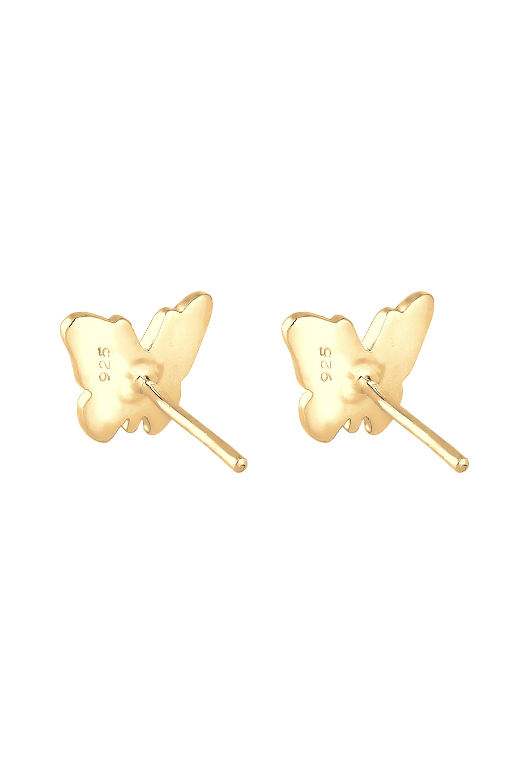 ELLI Oorbellen 'Schmetterling' in Goud