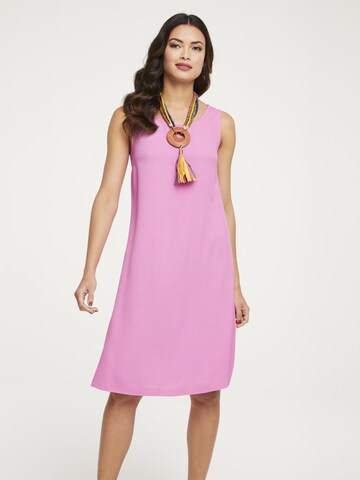 Robe heine en rose : devant