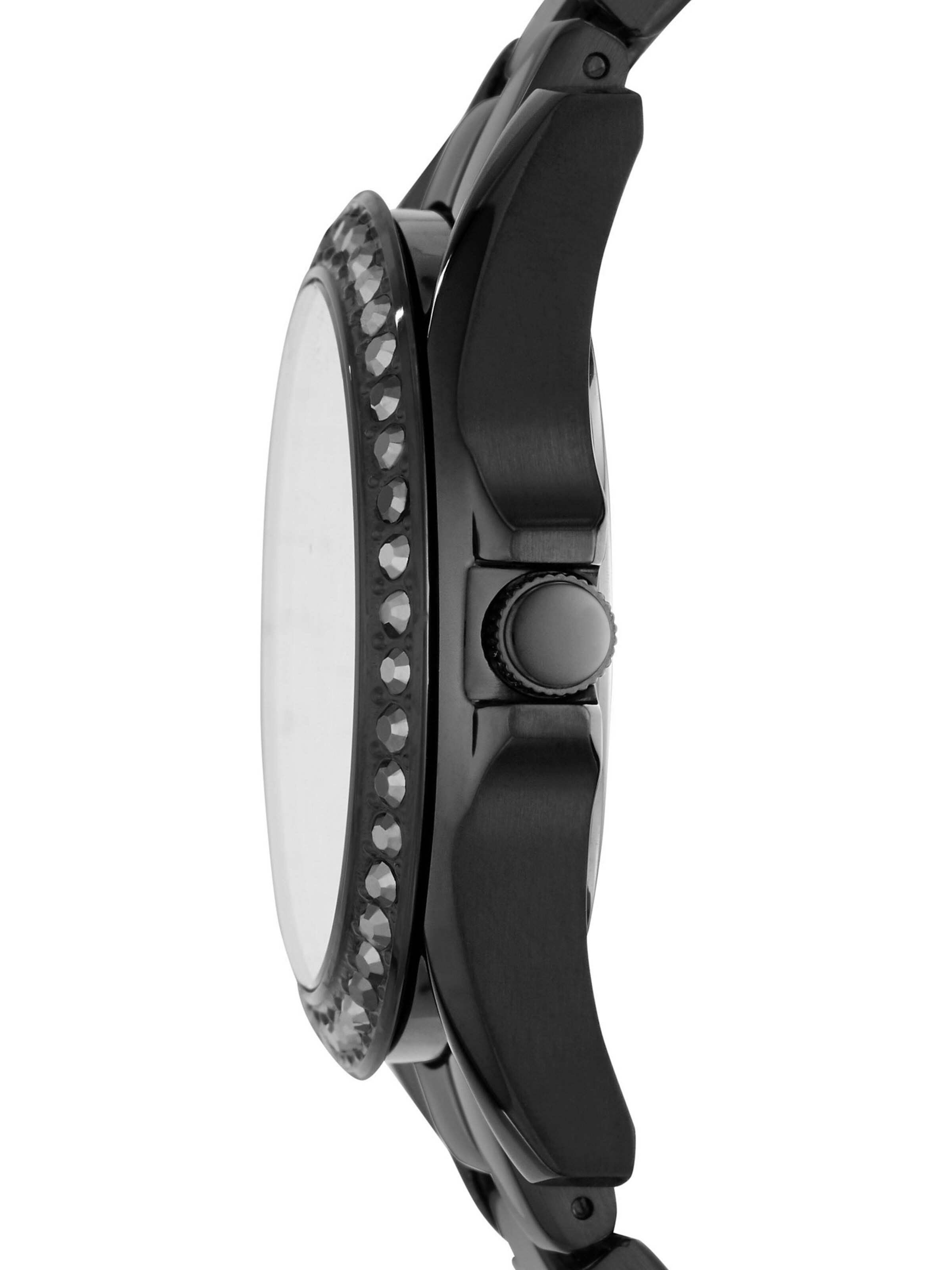FOSSIL Analoguhr 'Riley' in Schwarz