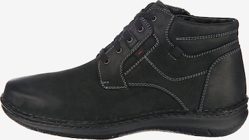 JOSEF SEIBEL Lace-Up Boots 'Anvers' in Black