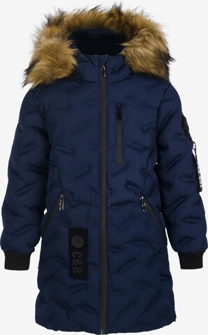 CIPO & BAXX Winterparka mit lässigem Steppmuster in Blau: predná strana