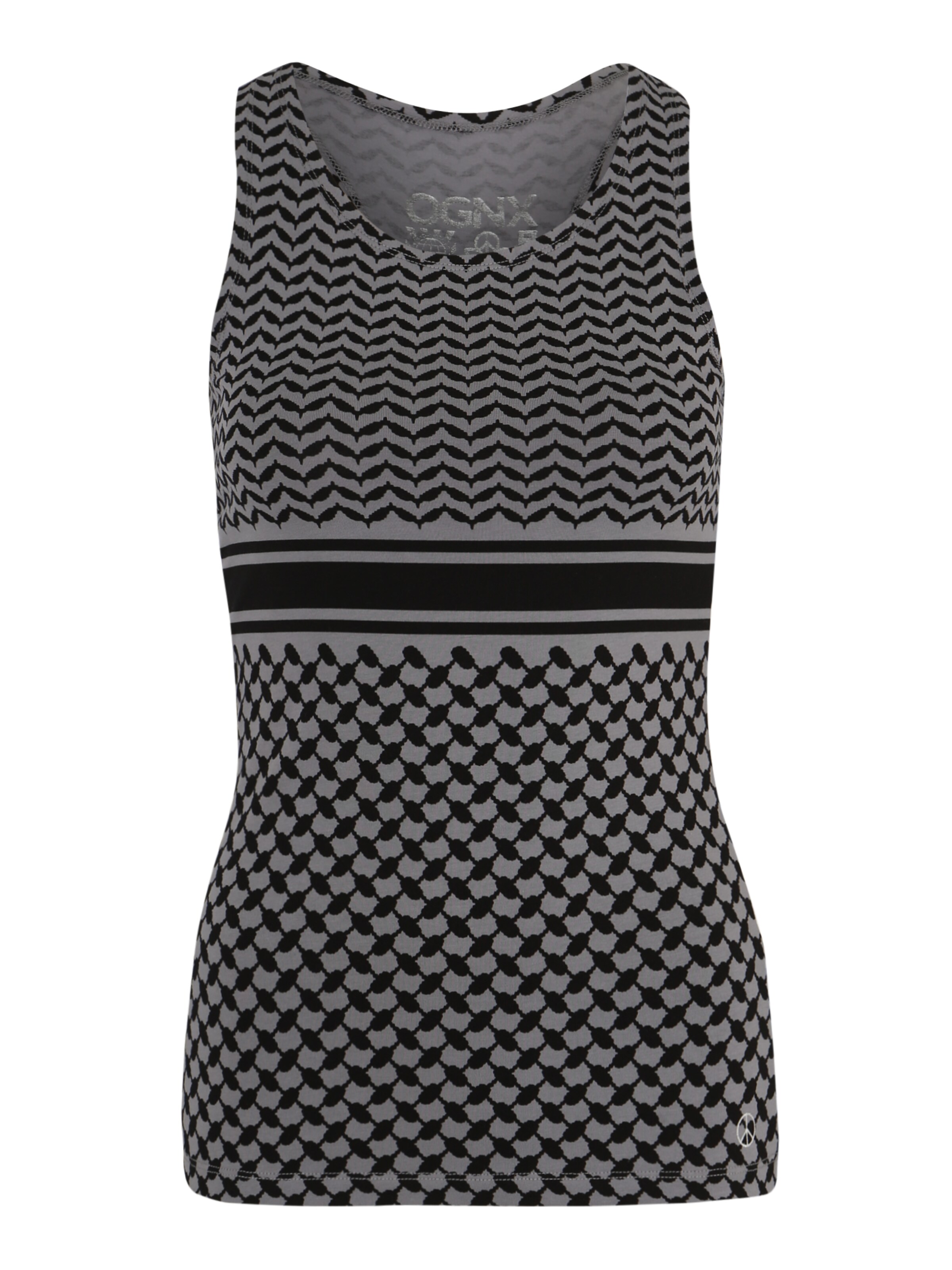 OGNX - Sporttop in de kleur Antraciet