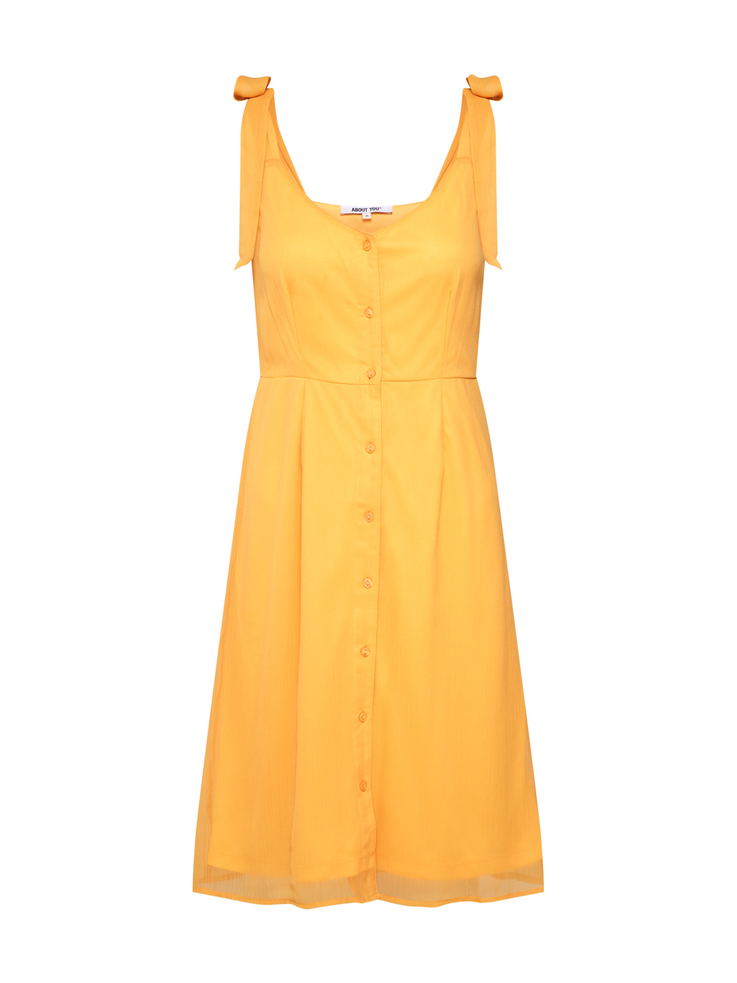 ABOUT YOU - Zomerjurk 'Arabella' in de kleur Mosterd