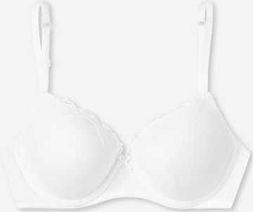 SCHIESSER T-shirt Bra in White: front