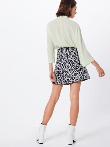 ESPRIT Skirt 'piping' in Black: back