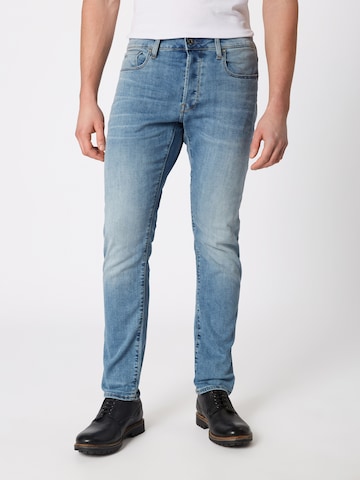 G-Star RAW Slimfit Jeans '3301 Slim' in Blauw