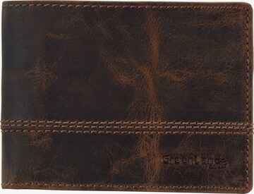 Greenland Nature Wallet 'Classic' in Brown: front