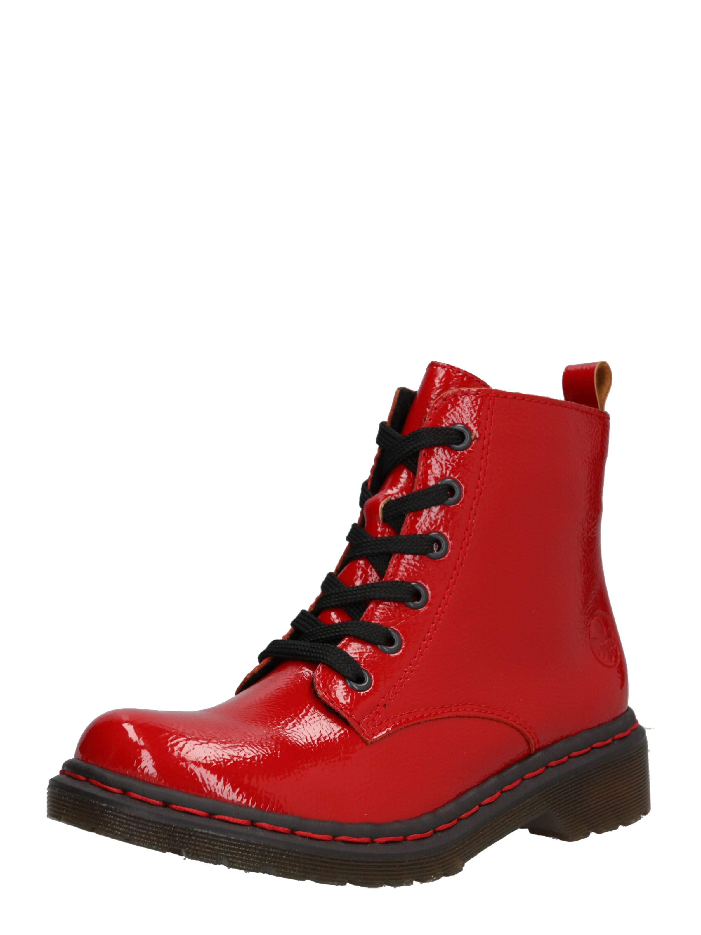 RIEKER - Veterlaarzen 'Y8210' in de kleur Rood