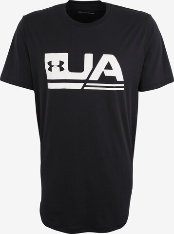 UNDER ARMOUR Functioneel shirt in Zwart: voorkant