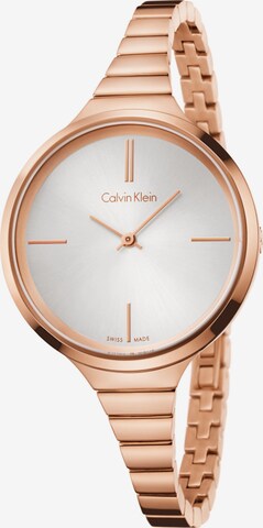 Calvin Klein Analoog horloge in Goud: voorkant