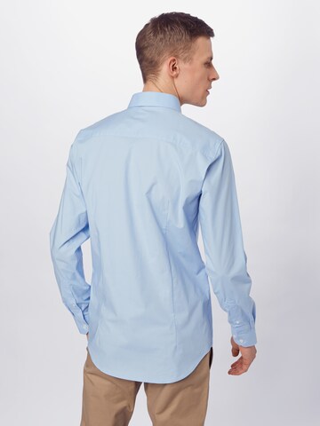 Matinique Slim fit Button Up Shirt 'Robo' in Blue