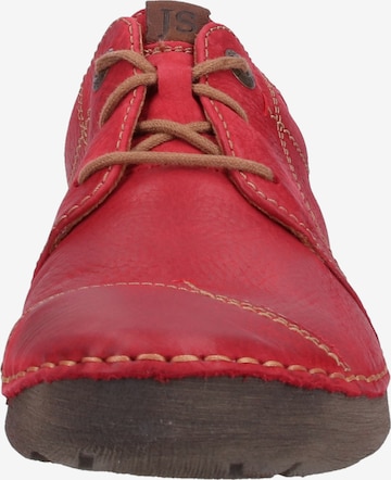 JOSEF SEIBEL Lace-Up Shoes 'Fergey' in Red