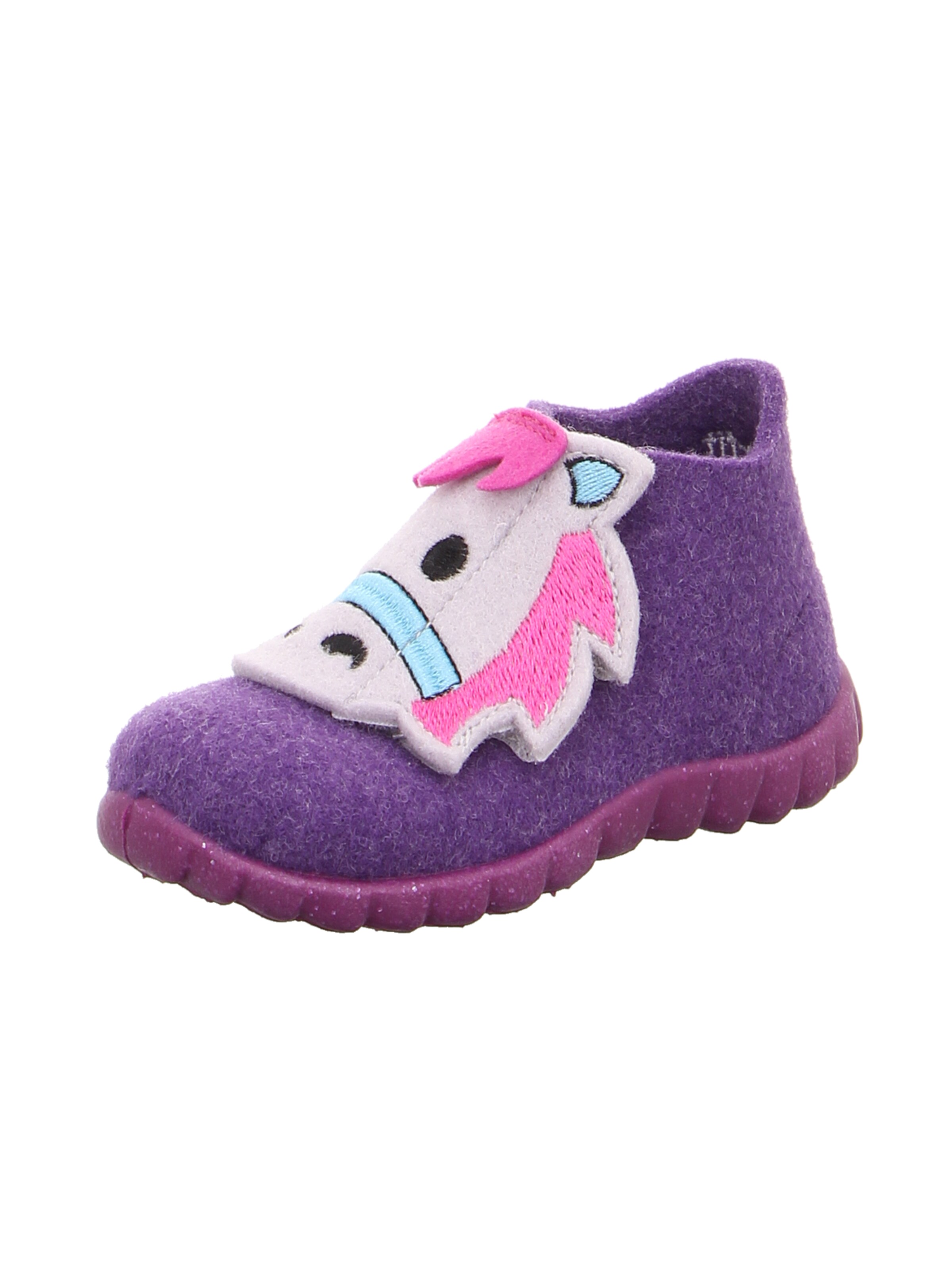 SUPERFIT - Huisschoenen 'HAPPY' in de kleur Lila