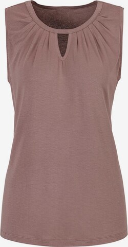 LASCANA Tanktop in Pink: predná strana