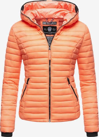 NAVAHOO Between-Season Jacket ' Kimuk ' in Orange: front