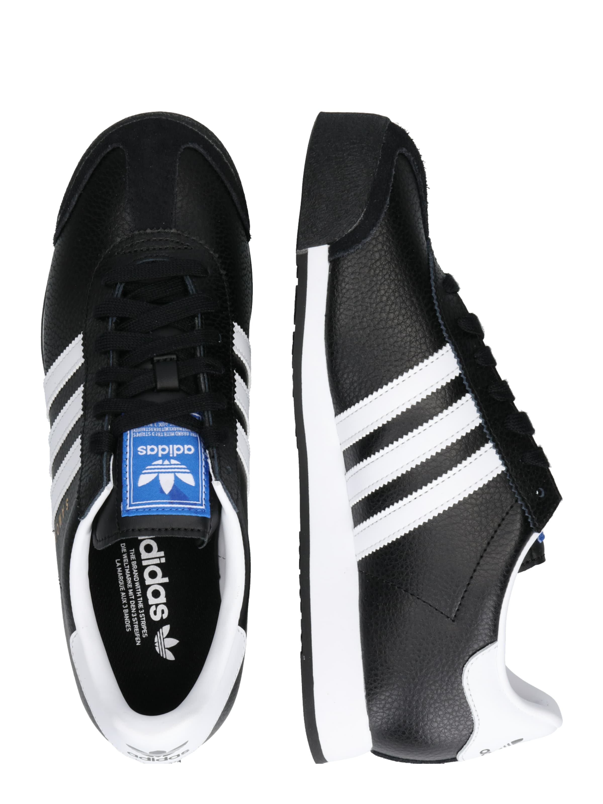 ADIDAS ORIGINALS Низкие кроссовки 'Samoa' в Черный