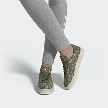 ADIDAS ORIGINALS Sneakers 'Sambarose' in Green: front