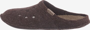 Crocs Slippers in Brown: front