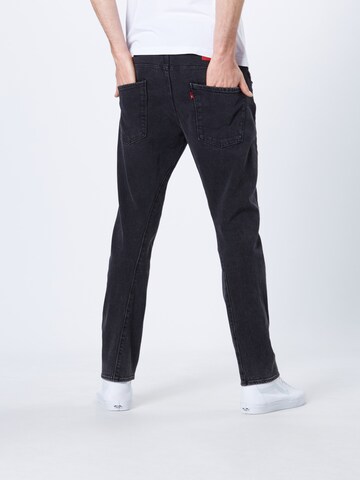 Tapered Jeans 'LEJ 502 Reg Taper' de la LEVI'S ® pe negru: spate