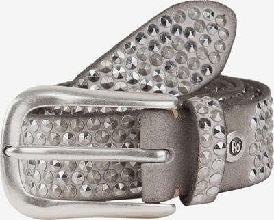 Cintura b.belt Handmade in Germany di colore grigio argento, Visualizzazione prodotti